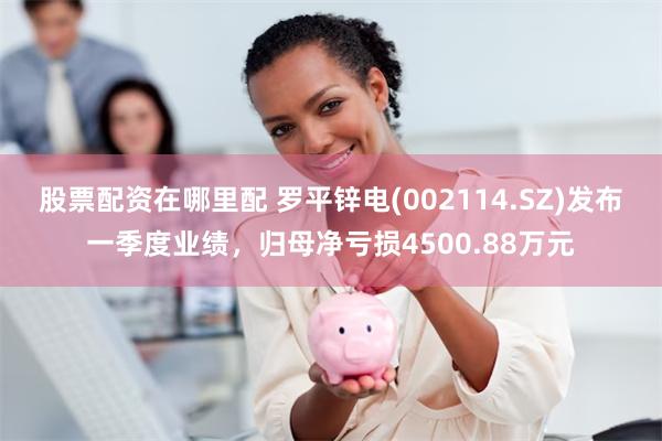 股票配资在哪里配 罗平锌电(002114.SZ)发布一季度业绩，归母净亏损4500.88万元