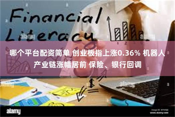 哪个平台配资简单 创业板指上涨0.36% 机器人产业链涨幅居前 保险、银行回调