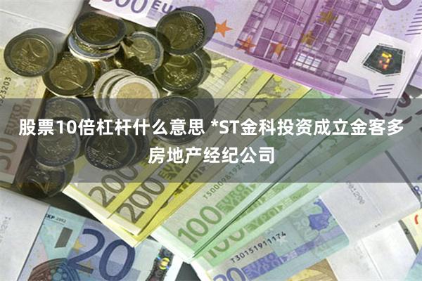 股票10倍杠杆什么意思 *ST金科投资成立金客多房地产经纪公司