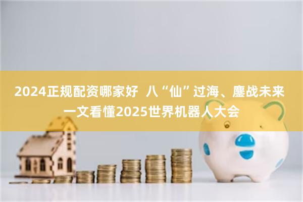 2024正规配资哪家好  八“仙”过海、鏖战未来 一文看懂2025世界机器人大会